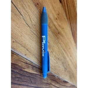 PLAVIX Drug Rep Pen Pharmaceutical Advertising Collectible Blue Refillable
